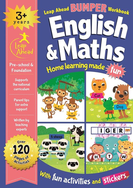 Leap Ahead Bumper Workbook: 3+ Year English