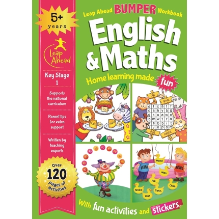 Leap Ahead Bumper Workbook: 5+ Year English