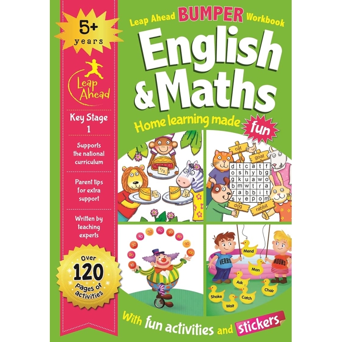 Leap Ahead Bumper Workbook: 5+ Year English