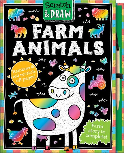 Scratch & Draw Farm Animals