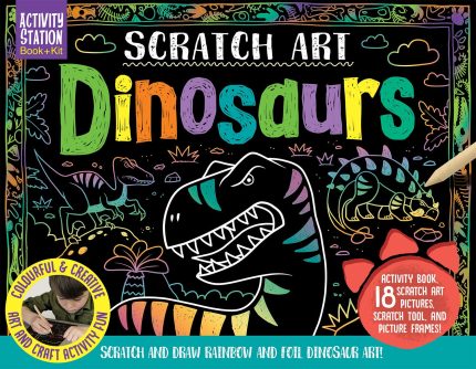 Scratch Art Dinosaurs