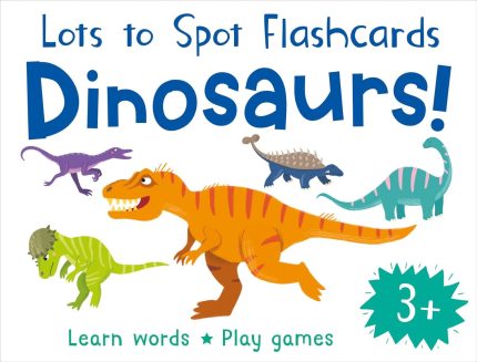 LOTS TO SPOT FLASHCARDS DINOSAURS NEW