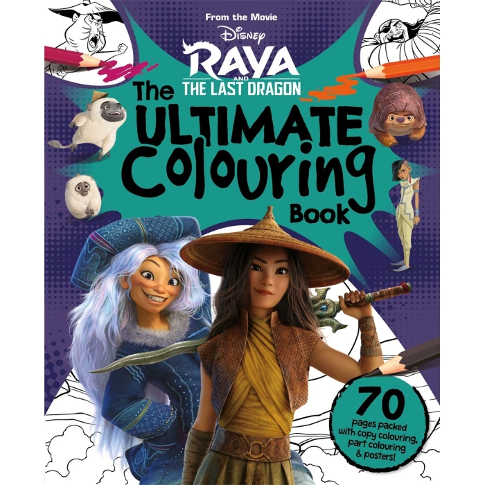 Disney Raya And The Last Dragon: The Ultimate Colouring Book
