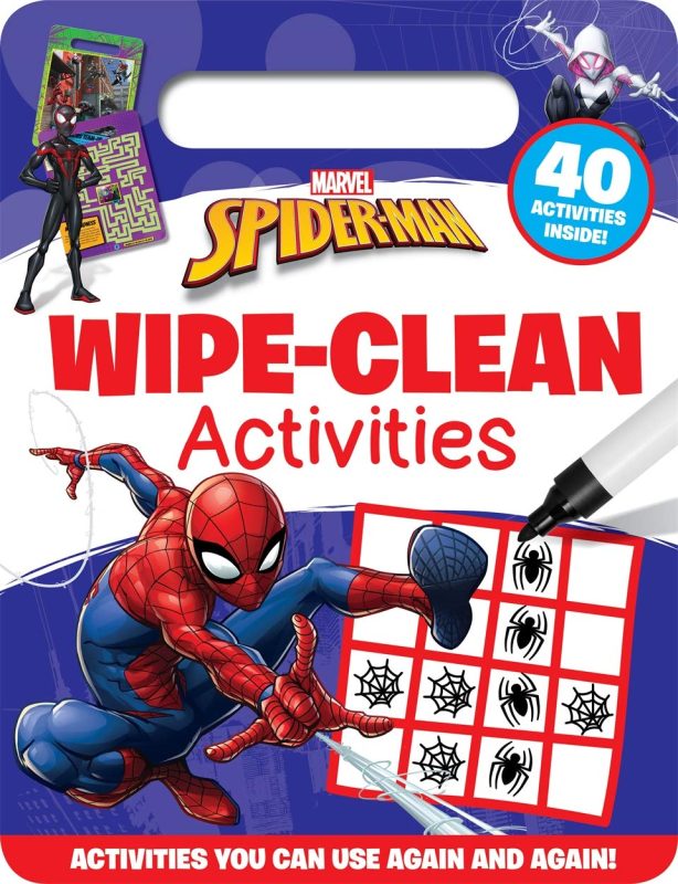 Marvel Spider-Man Wipe Clean Activities