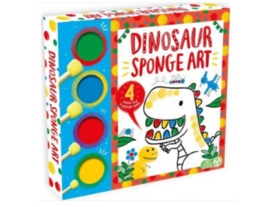 Dinosaur Sponge Art