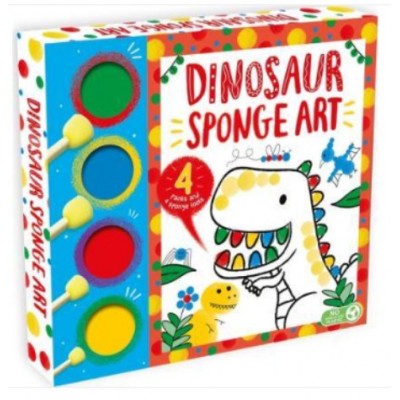 Dinosaur Sponge Art