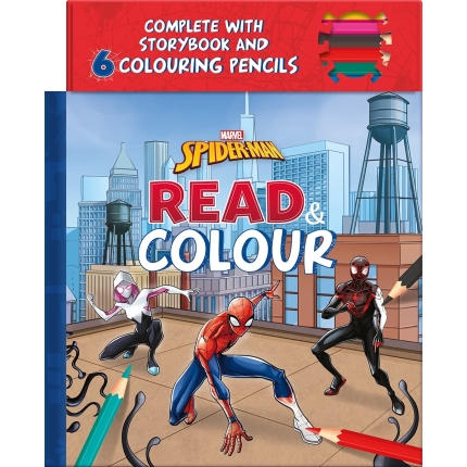Marvel Spider-Man: Read & Colour