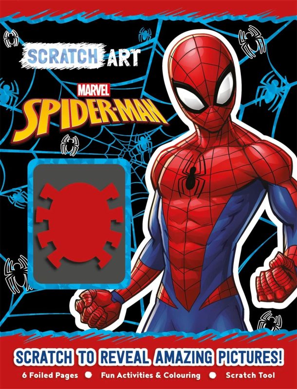 Marvel Spider-Man: Scratch Art